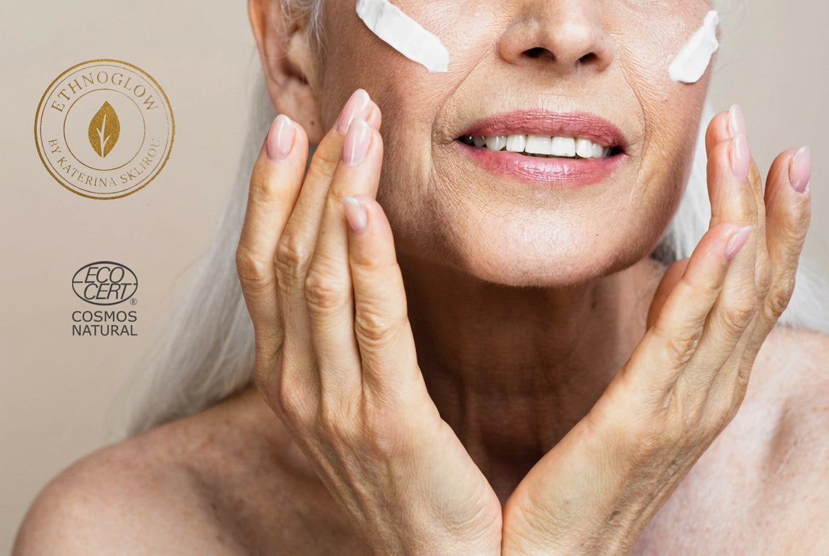 Woman adding cream